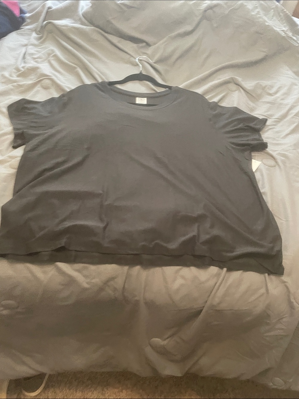 Athletic Works Women's Black Short Sleeve Crew Tee